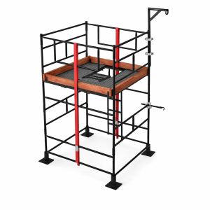 Zestaw Rusztowania 7,6 m rob. z pełnym osprzętem BHP
